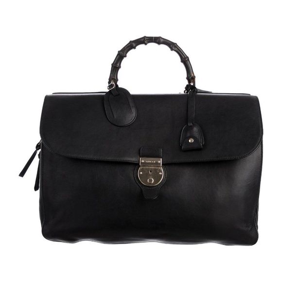 Gucci Briefcase Bamboo Handle - Picture 2 of 4